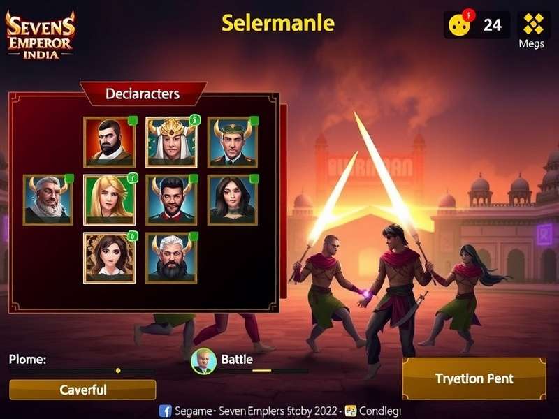 Sevens Emperor India Game Interface